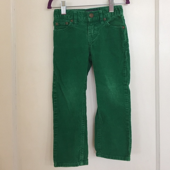 boys green corduroy pants